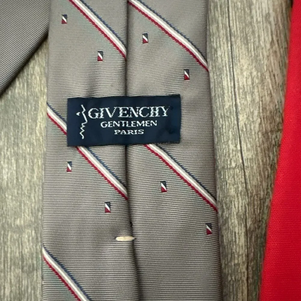 Designer Tie Lot of 4 Givenchy, Christian Dior, Yves Saint Laurent & More